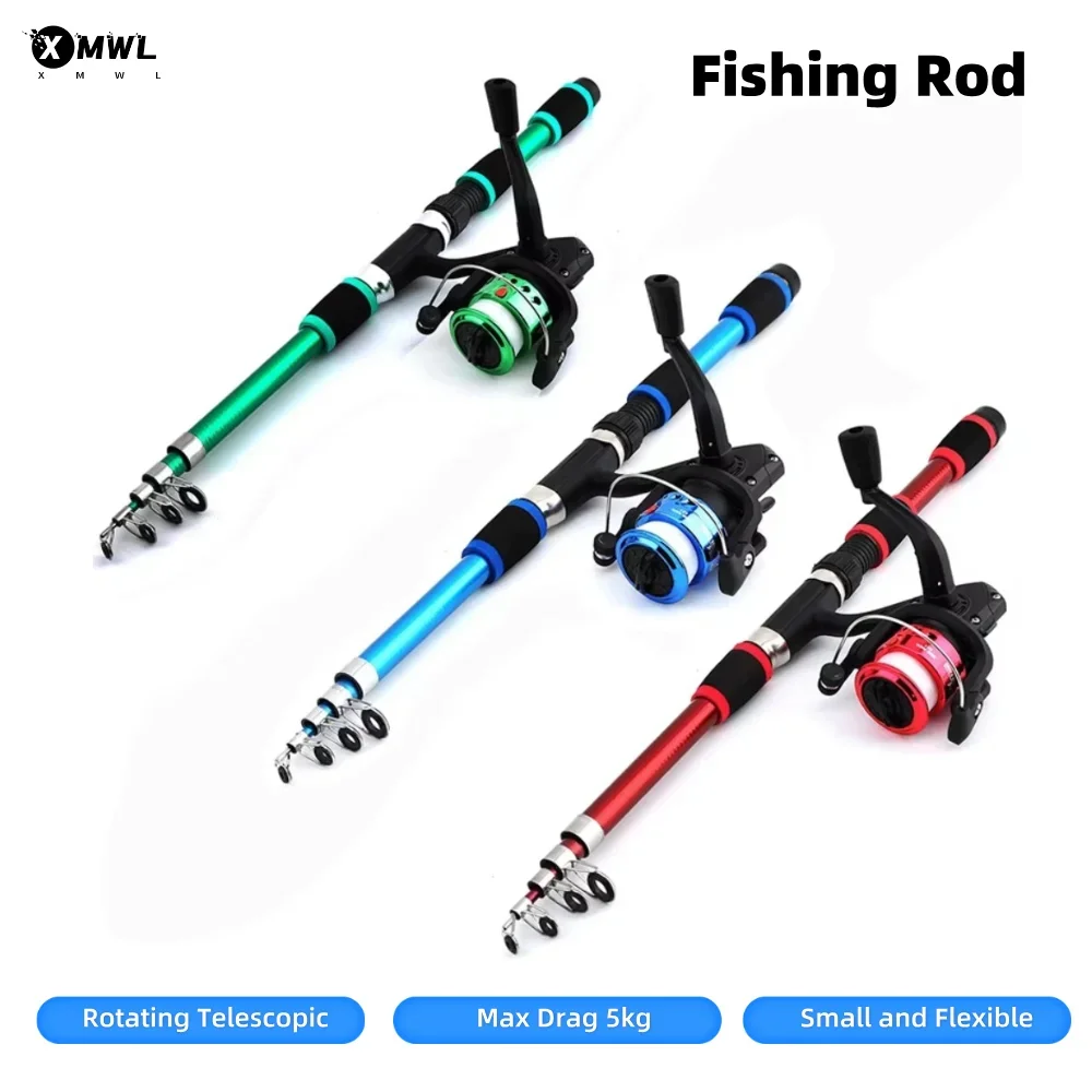 Rotating Fishing Rod Telescopic Fishing Accessories Carbon Fiber Telescopic Rod Children's Fishing Rod Set Small and Flexible
Rotating Fishing Rod Telescopic Fishing Accessories Carbon Fiber Telescopic Rod Children's Fishing Rod Set Small and Flexible