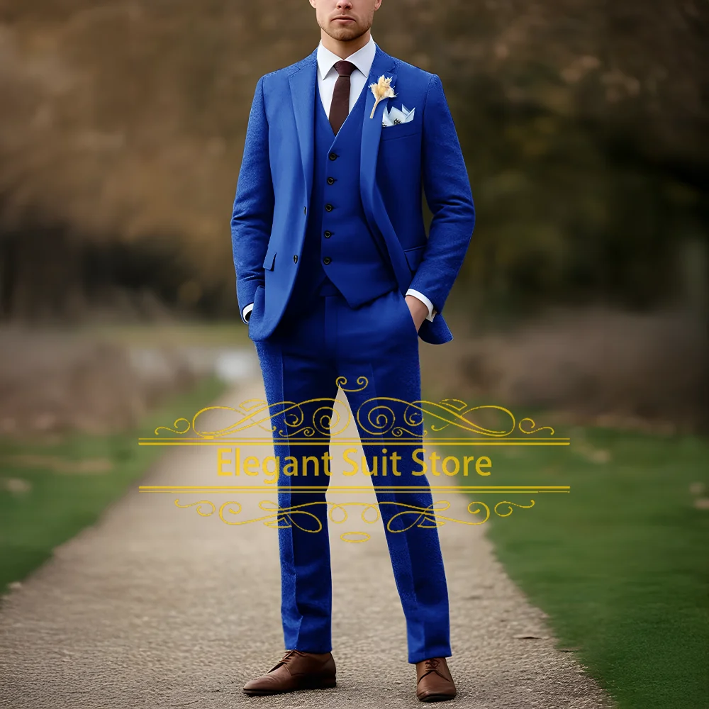 Suit Sets 2025 Fashion For Men Evening Dinner Slim Fit Blazer Pants 3 Pieces Elegant Male Formal Outfits
Suit Sets 2025 Fashion For Men Evening Dinner Slim Fit Blazer Pants 3 Pieces Elegant Male Formal Outfits