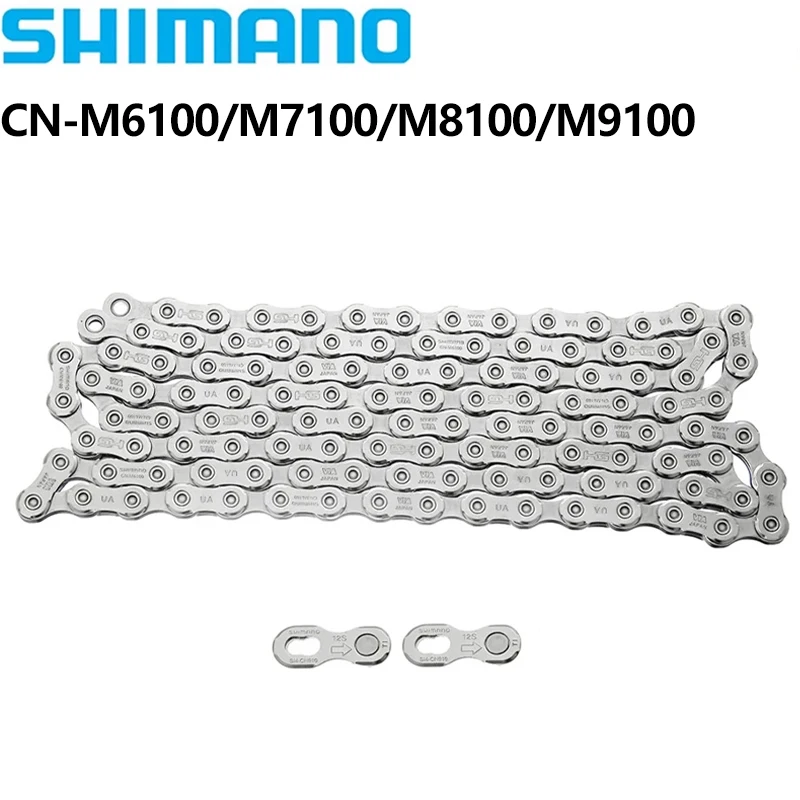SHIMANO DEORE SLX XT XTR M6100 M7100 M8100 M9100 12Speed Chain for Mountain Bike 12S Chain Quick Link/Pin Bike Parts
SHIMANO DEORE SLX XT XTR M6100 M7100 M8100 M9100 12Speed Chain for Mountain Bike 12S Chain Quick Link/Pin Bike Parts