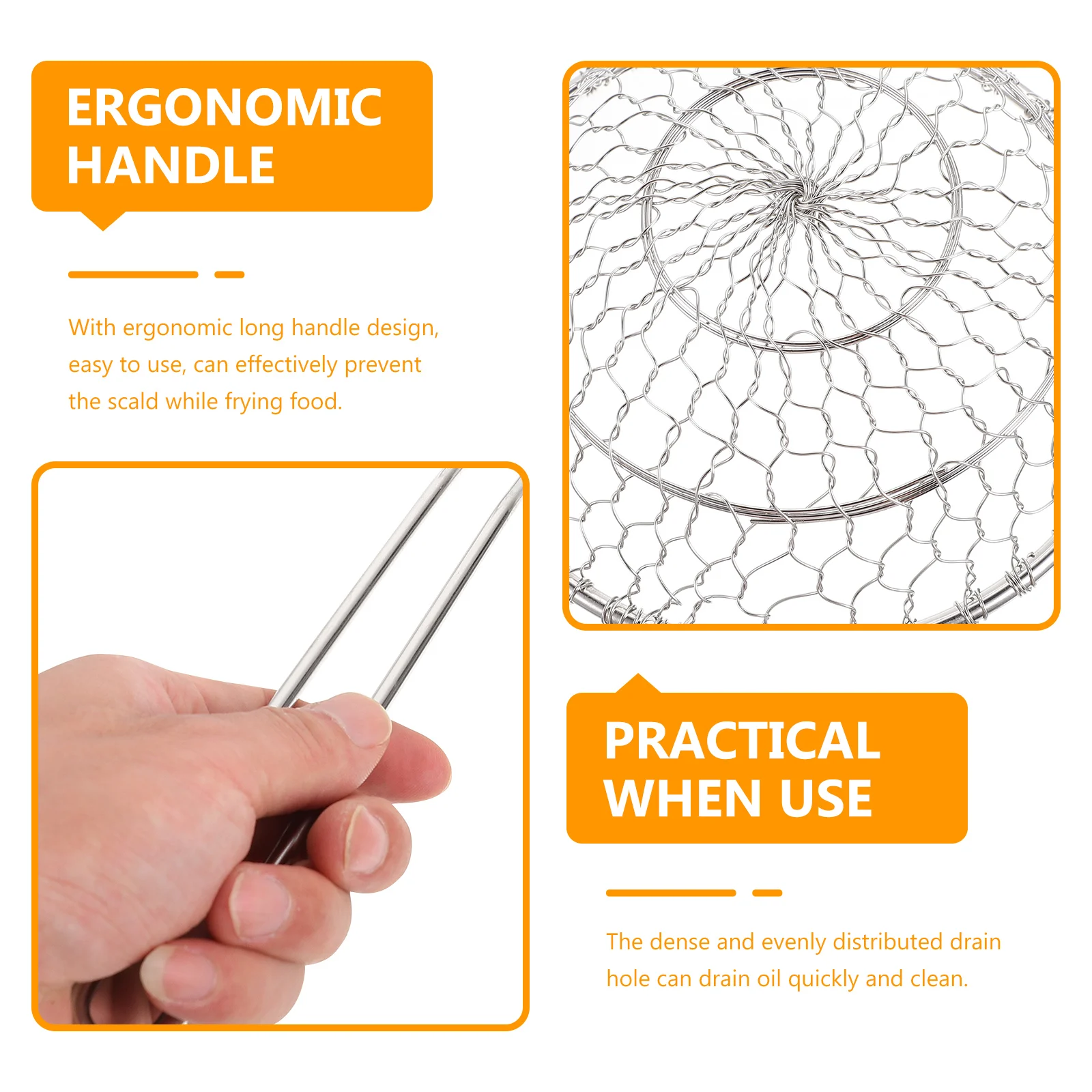 Stainless Steel Strainer Skimmer Fine Mesh Slotted Spoon Ladle Cooking Spider Noodle Fryer Kitchen Tool Oil Water Separator
Stainless Steel Strainer Skimmer Fine Mesh Slotted Spoon Ladle Cooking Spider Noodle Fryer Kitchen Tool Oil Water Separator