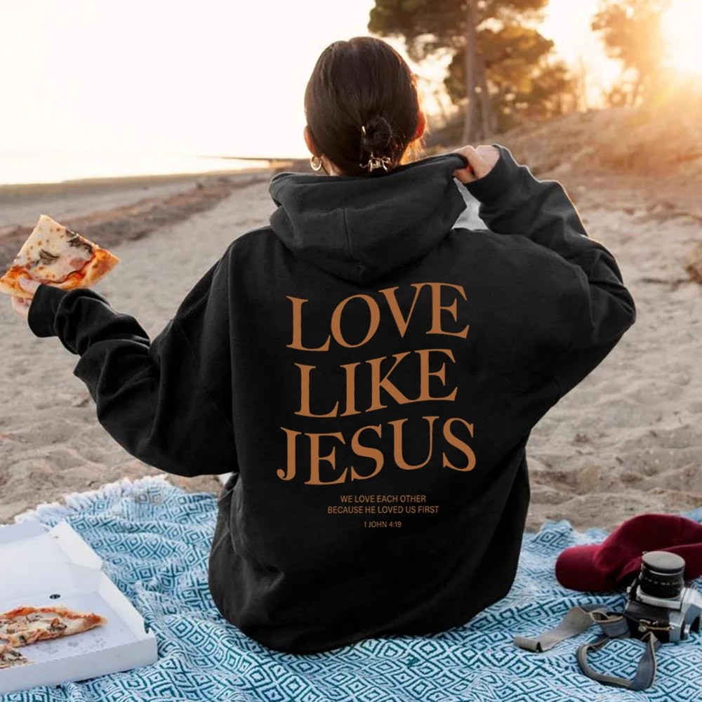 Love Like Jesus Inspirational Christian Hoodie Faith Based Religious Hoodies Christian Apparel Bible Verse Jesus Sweatshirt Top
Love Like Jesus Inspirational Christian Hoodie Faith Based Religious Hoodies Christian Apparel Bible Verse Jesus Sweatshirt Top