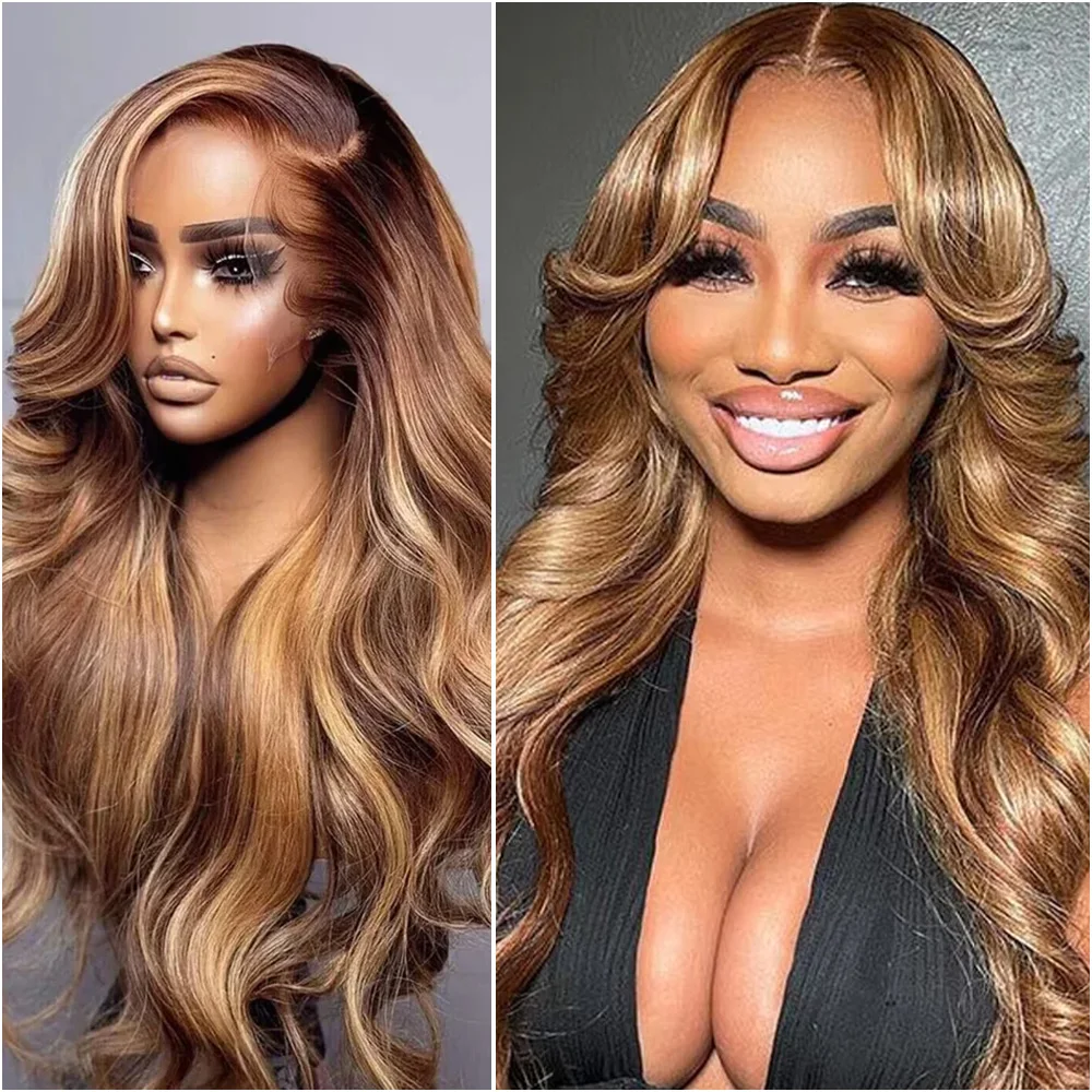 200% 40 Inch Highlight 4/27 Colored Body Wave 13x6 Lace Front Wig Pre Plucked 13x4 HD Lace Frontal Brazilian 100% Human Hair Wig
200% 40 Inch Highlight 4/27 Colored Body Wave 13x6 Lace Front Wig Pre Plucked 13x4 HD Lace Frontal Brazilian 100% Human Hair Wig