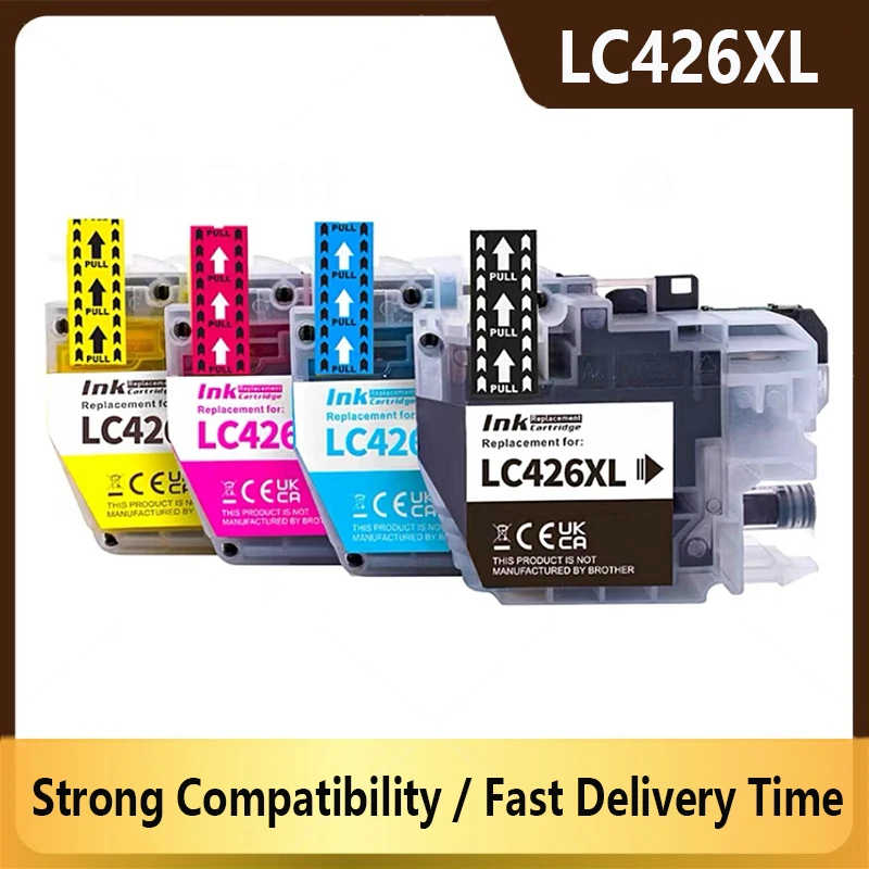 Compatible LC426 LC426XL 426XL Ink Cartridge For Brother MFC-J4335DW MFC-J4340DW MFC-J4535DW MFC-J4540DW Printer High quality
Compatible LC426 LC426XL 426XL Ink Cartridge For Brother MFC-J4335DW MFC-J4340DW MFC-J4535DW MFC-J4540DW Printer High quality