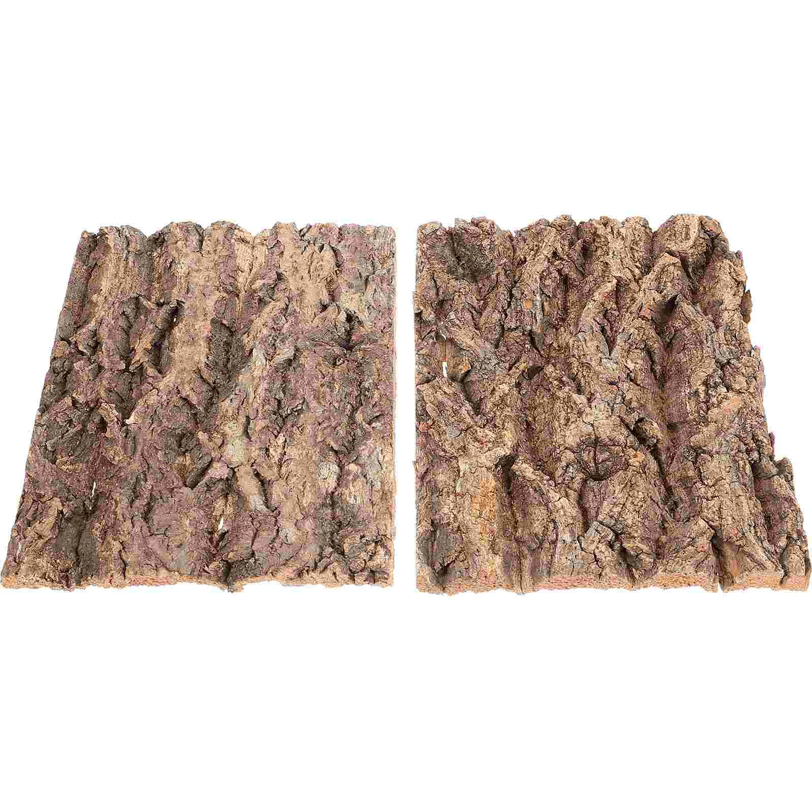 2 Pcs Bark Decoration Hard Texture Reptile Novelty Tree Turtle Non-pollutant Terrarium Basking Platform Natural Material
2 Pcs Bark Decoration Hard Texture Reptile Novelty Tree Turtle Non-pollutant Terrarium Basking Platform Natural Material