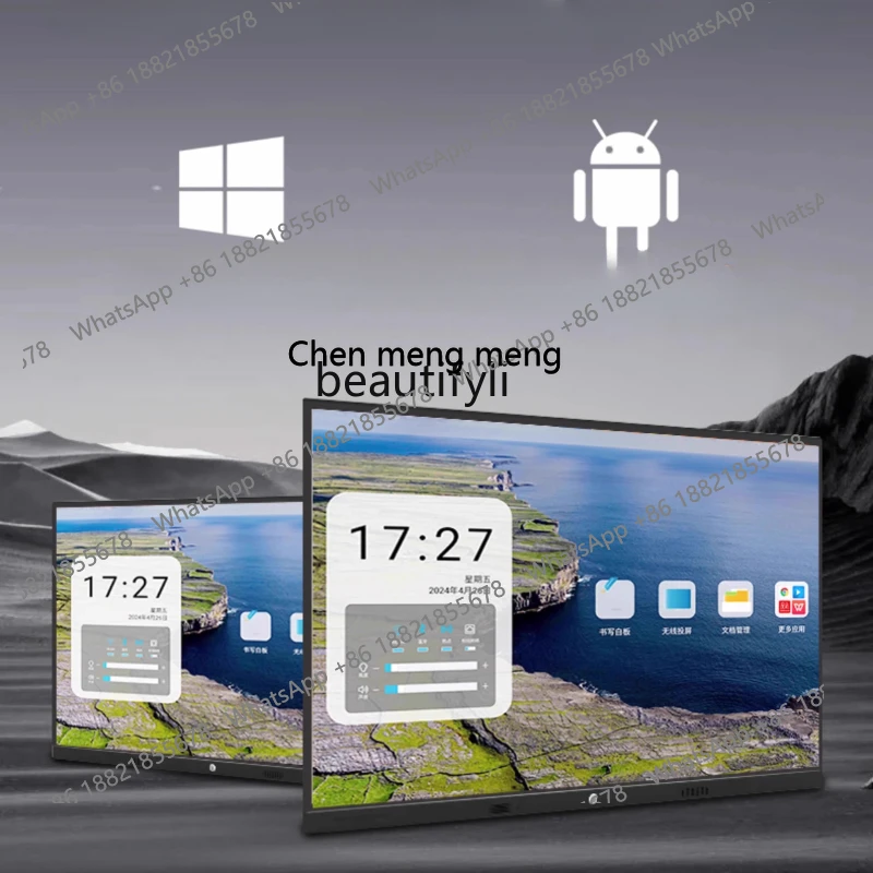 All-in-One Conference Flat Panel Large Screen 55/65/75/85/100 Inch Multimedia Smart Kindergarten Monitor TV Office Video
All-in-One Conference Flat Panel Large Screen 55/65/75/85/100 Inch Multimedia Smart Kindergarten Monitor TV Office Video