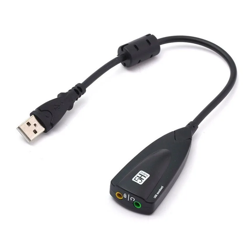 1pcs External USB Sound Card 7.1 Adapter 5HV2 3D Audio Headset Microphone 3.5mm For Laptop PC Professionalcompatible all systems
1pcs External USB Sound Card 7.1 Adapter 5HV2 3D Audio Headset Microphone 3.5mm For Laptop PC Professionalcompatible all systems