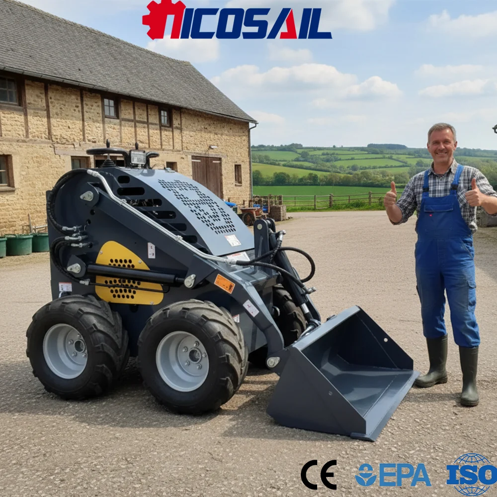 Mini 380E Skid Steer Loader Custom Euro 5 Compliant CE Certified Small Loader for Agriculture Work
Mini 380E Skid Steer Loader Custom Euro 5 Compliant CE Certified Small Loader for Agriculture Work