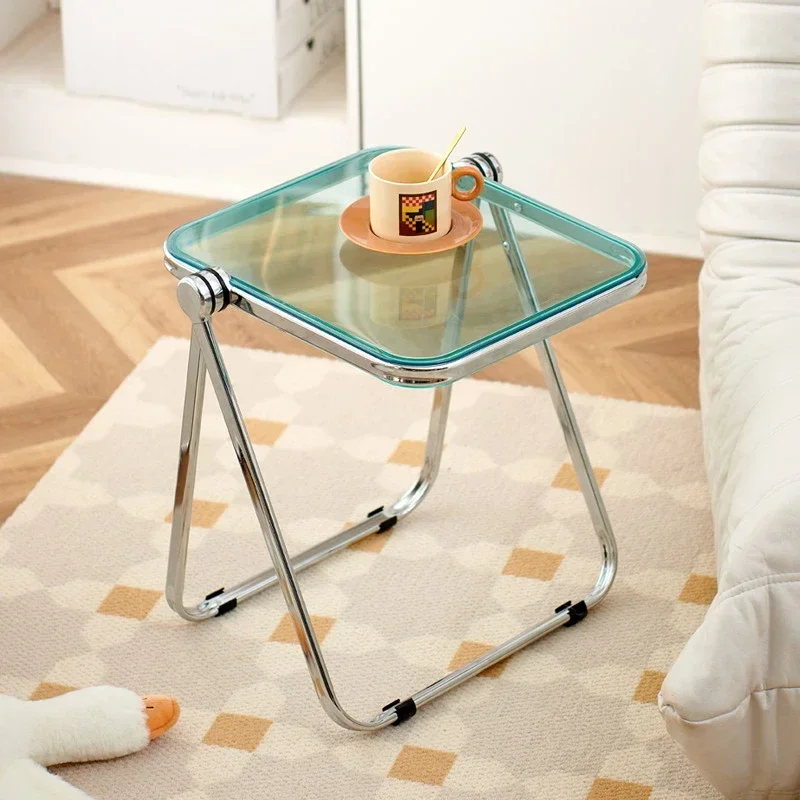 z Transparent Folding sofa side table INS living room Coffee table bedrooms corner desk Portable Mini small end tables furnitur
z Transparent Folding sofa side table INS living room Coffee table bedrooms corner desk Portable Mini small end tables furnitur