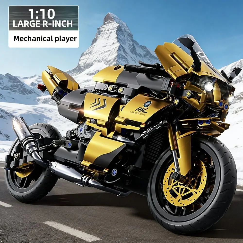 Конструктор TOYLINX 703 детали: Механический мотоцикл, гоночный байк с регулируемой подвеской, развивающий STEM-набор для детей и коллекционеров
Конструктор TOYLINX 703 детали: Механический мотоцикл, гоночный байк с регулируемой подвеской, развивающий STEM-набор для детей и коллекционеров
