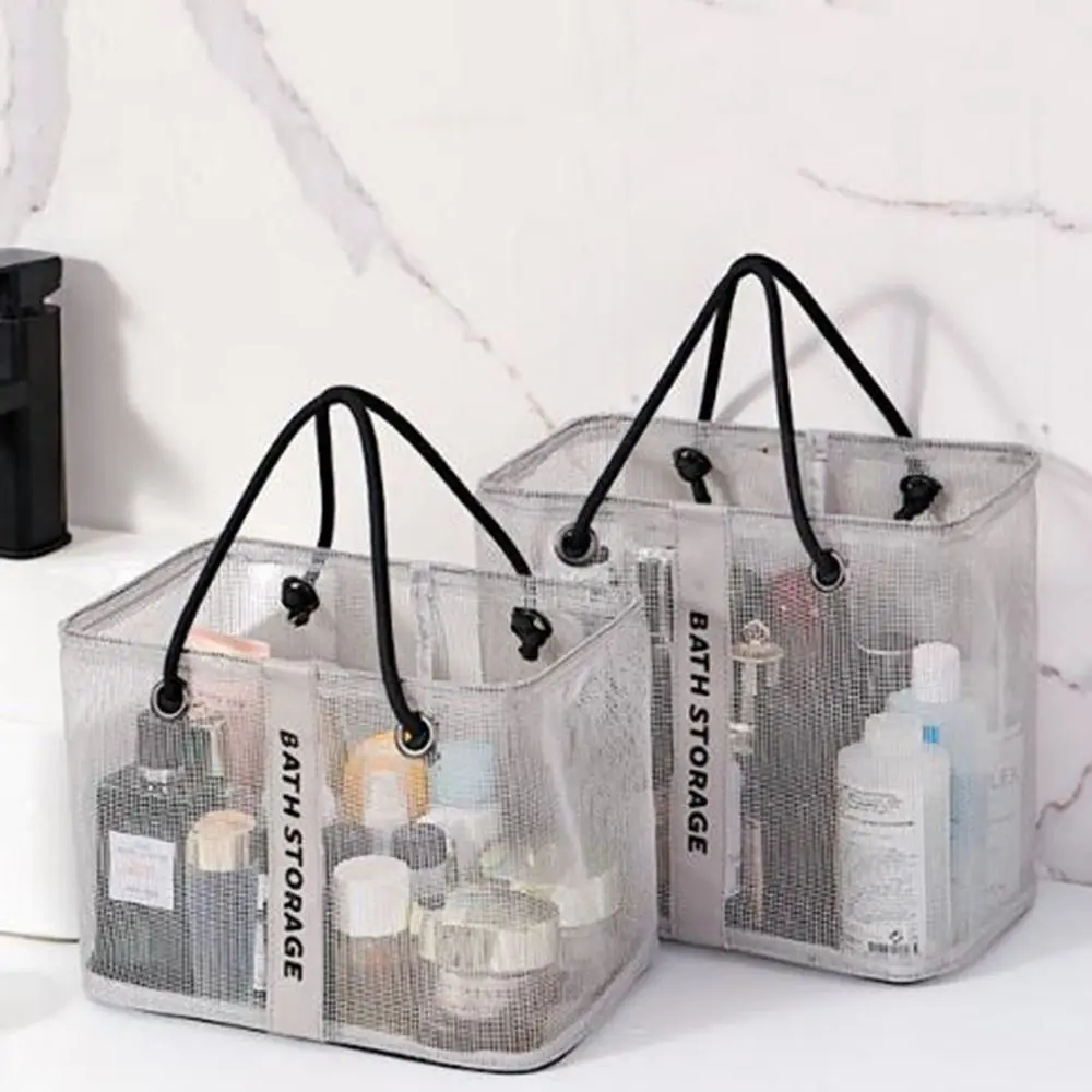 Large Capacity Mesh Toiletry Bag Breathable Eco-friendly Makeup Tote Handbag Quick Drying with Handle Cosmetic Bag Swimming
Large Capacity Mesh Toiletry Bag Breathable Eco-friendly Makeup Tote Handbag Quick Drying with Handle Cosmetic Bag Swimming