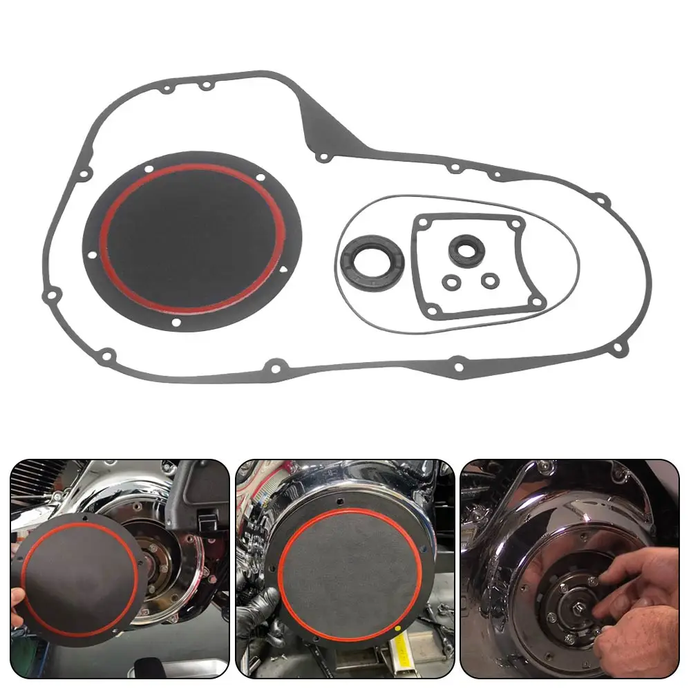 Primary Gasket Replacement Seal Gasket Set Fit For Harley Electra Glide Road Glide Road King Street Glide Cvo/Se 1999-2006 Black
Primary Gasket Replacement Seal Gasket Set Fit For Harley Electra Glide Road Glide Road King Street Glide Cvo/Se 1999-2006 Black