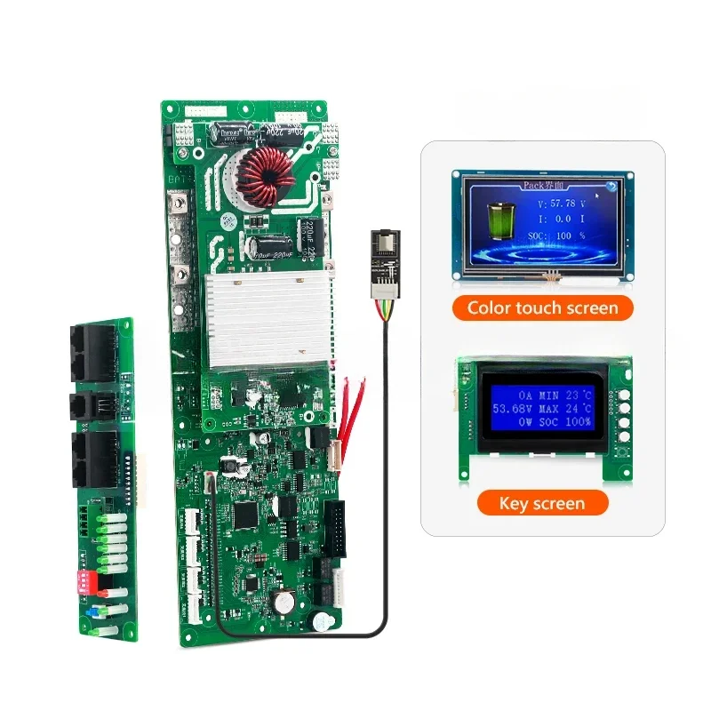Smart BMS 8S 16S 24V 48V Lifepo4 Battery 100A 200A BMS Compatible with Inverters CANBUS RS485 BMS
Smart BMS 8S 16S 24V 48V Lifepo4 Battery 100A 200A BMS Compatible with Inverters CANBUS RS485 BMS
