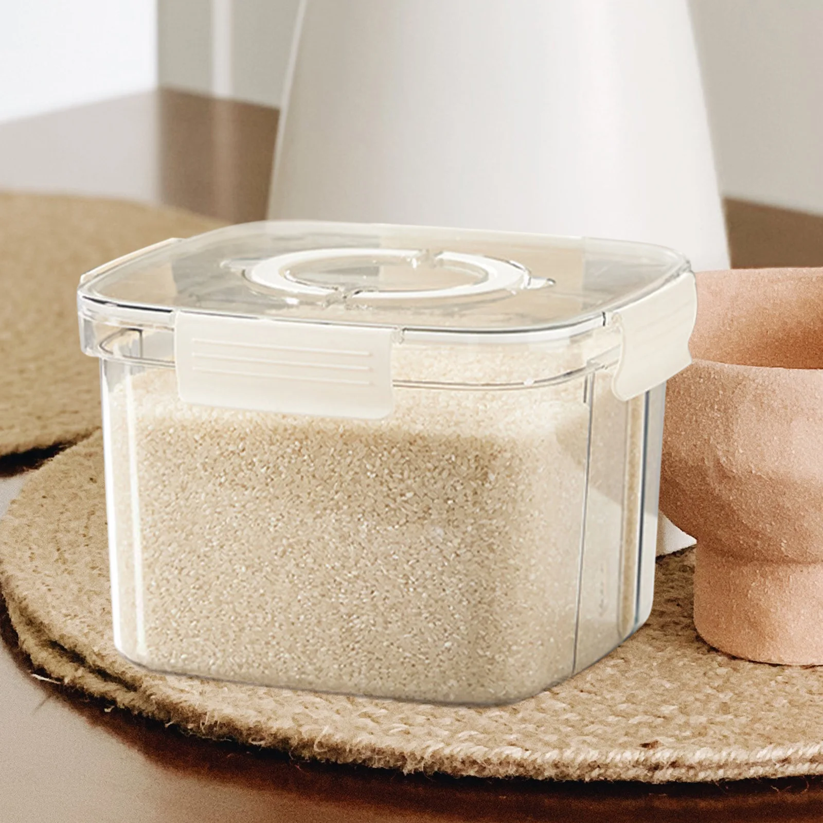 1pcs Rice Container Large Capacity Airtight Food Grade Grain Storage Dry Food Organizer Pantry Containers For
1pcs Rice Container Large Capacity Airtight Food Grade Grain Storage Dry Food Organizer Pantry Containers For
