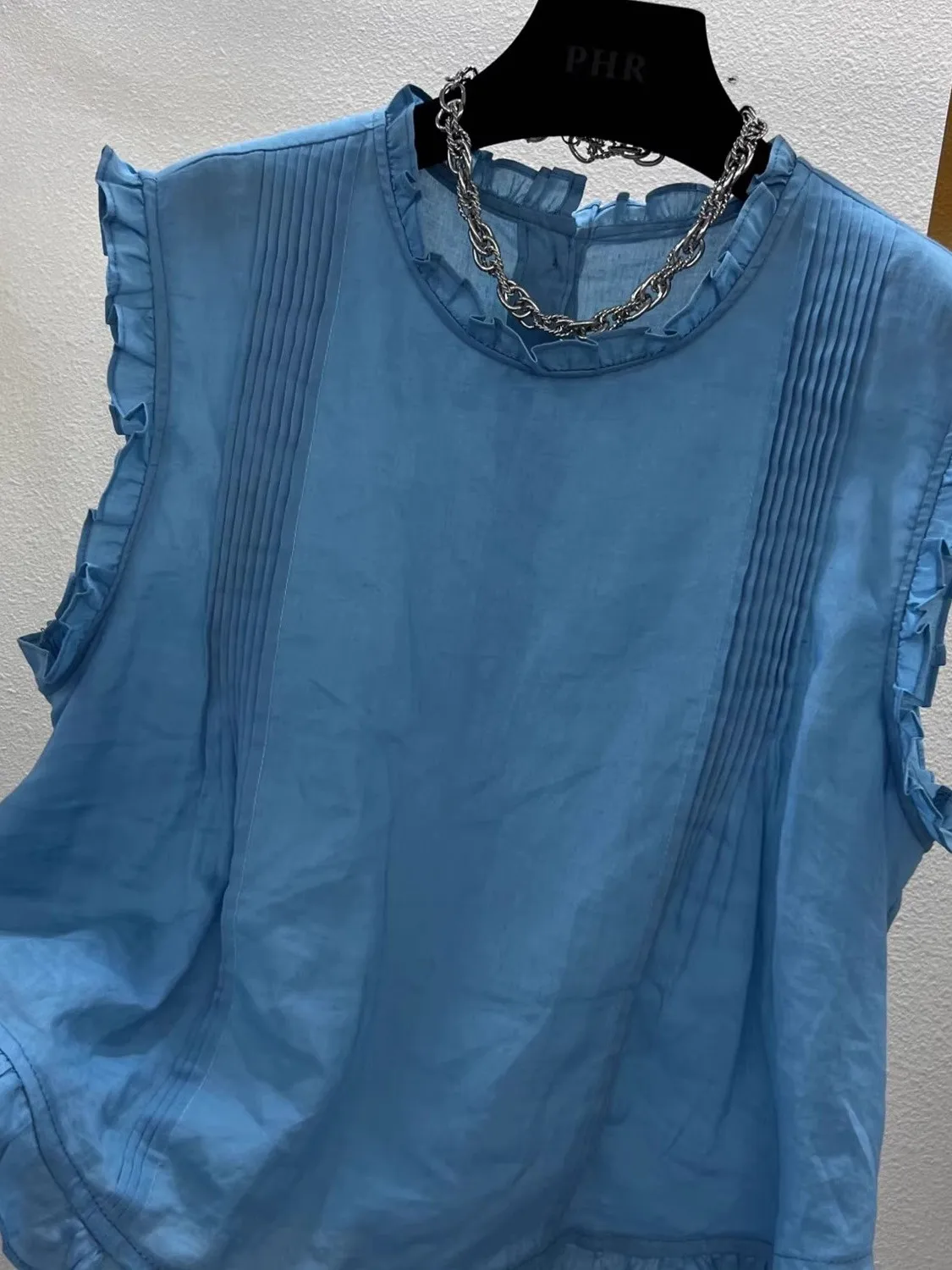 Elegant Artistic Earlet Lace Trim Sleeveless Shirt Women's Summer New Style Fly Sleeve Vest Casual Style Other Material 50% L...
Elegant Artistic Earlet Lace Trim Sleeveless Shirt Women's Summer New Style Fly Sleeve Vest Casual Style Other Material 50% L...