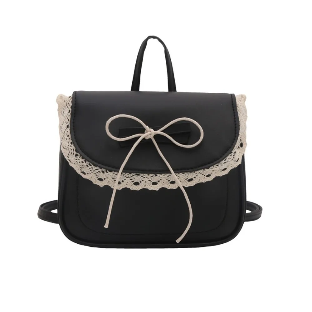 Simple Mini Lace Bow Backpack Korean Style Elegant PU Leather Bag Square with Handle Shouder Bag Students
Simple Mini Lace Bow Backpack Korean Style Elegant PU Leather Bag Square with Handle Shouder Bag Students