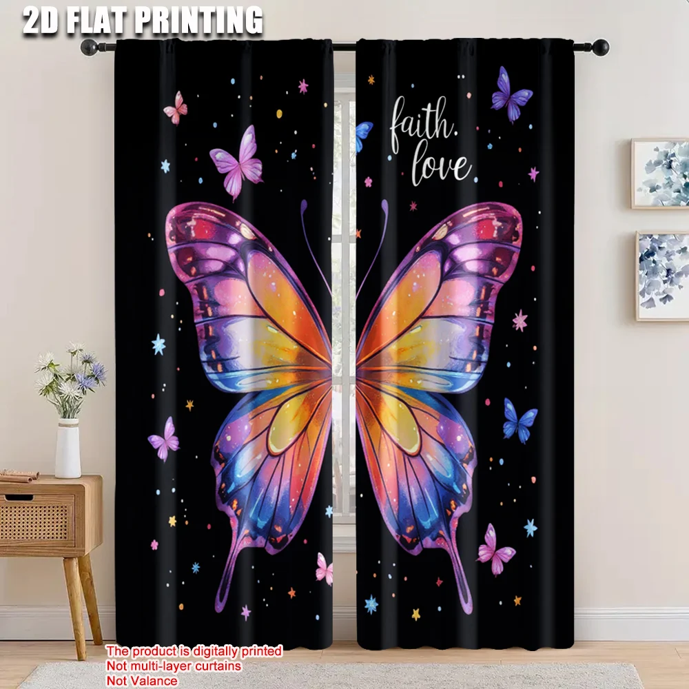 2pcs, 2D flat printing Curtains Color Butterfly Durable Polyester,Without Electricity Birthday Party Use for Window art_Party
2pcs, 2D flat printing Curtains Color Butterfly Durable Polyester,Without Electricity Birthday Party Use for Window art_Party