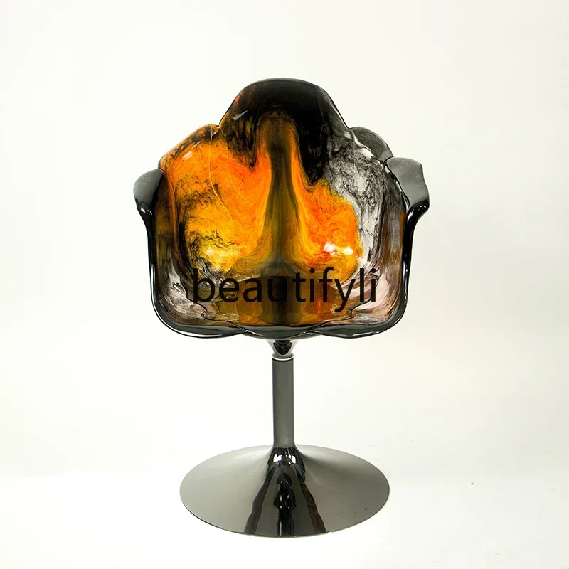 zqqqqItalian resin petal chair transparent resin chair creative high-end lifting backrest dining chair
zqqqqItalian resin petal chair transparent resin chair creative high-end lifting backrest dining chair