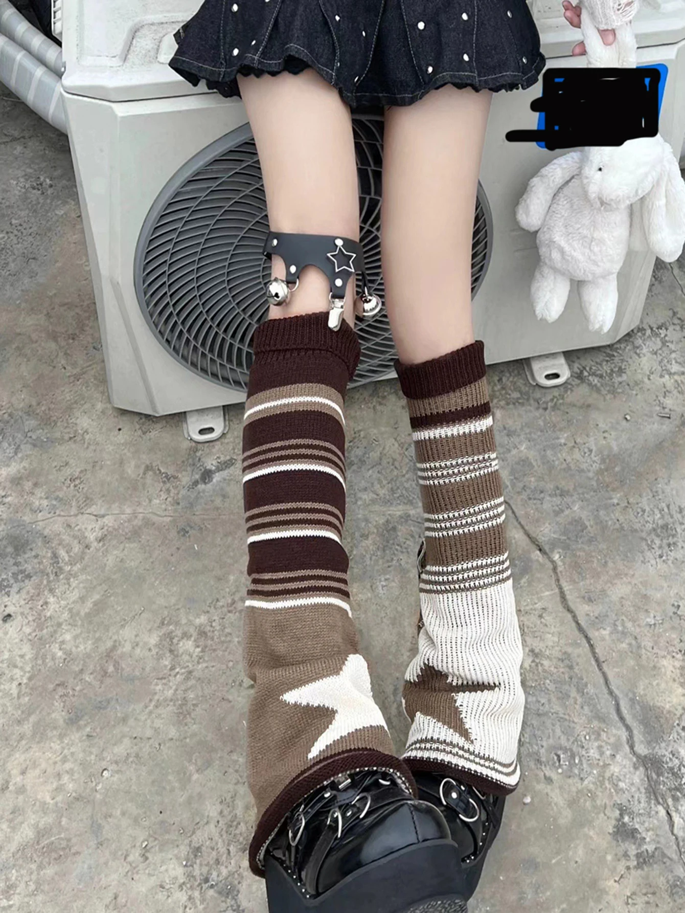 1 pair of Pentagram asymmetric socks knitting stripe Y2K style wide leg socks JK girls Lolita dress socks
1 pair of Pentagram asymmetric socks knitting stripe Y2K style wide leg socks JK girls Lolita dress socks