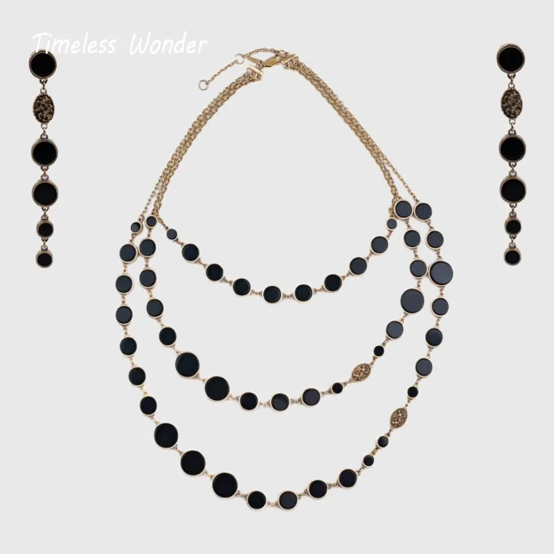 Timeless Wonder Fancy Strand Geo Pave Necklace N Stud Earrings Women Designer Jewelry Set Trendy Rare Classy Neat 7524
Timeless Wonder Fancy Strand Geo Pave Necklace N Stud Earrings Women Designer Jewelry Set Trendy Rare Classy Neat 7524