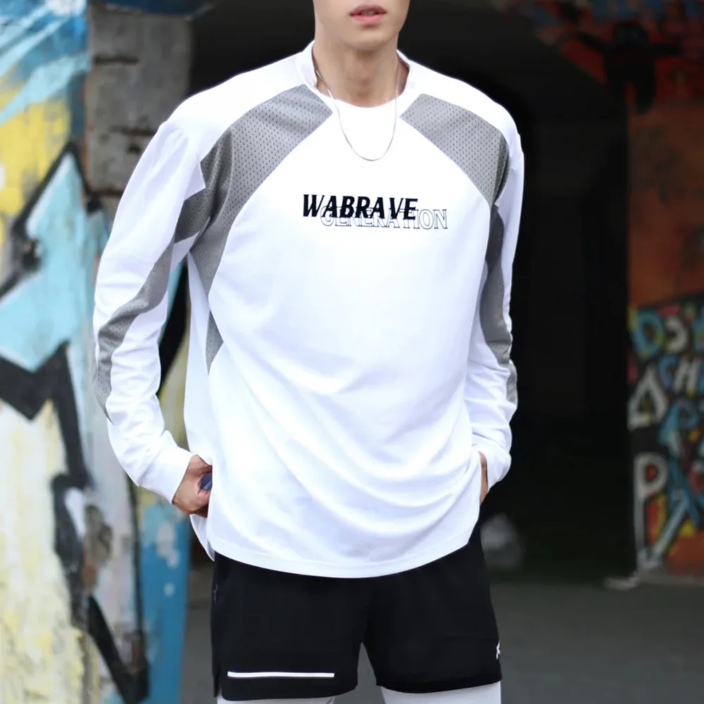 Mens Sweatshirt Sports Retro Splicing American Jersey Trendy Long Sleeve T Shirt Street Mesh Quick Dry Summer Top Men'S Clothing
Mens Sweatshirt Sports Retro Splicing American Jersey Trendy Long Sleeve T Shirt Street Mesh Quick Dry Summer Top Men'S Clothing