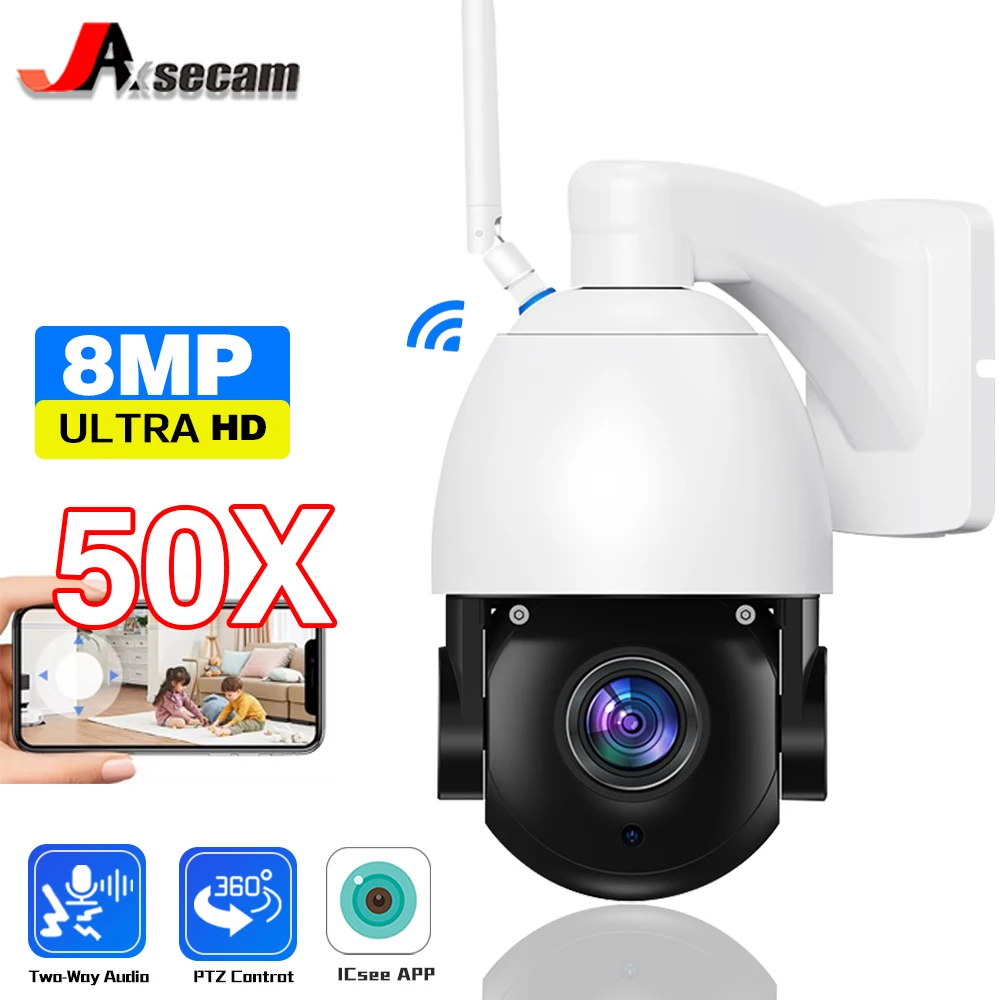 8MP 4K HD 50-кратный зум Оптическая 120M PTZ WIFI POE металлическая камера IP-камера Открытый AI Отслеживание человека ИК-охранное наблюдение P2P
8MP 4K HD 50-кратный зум Оптическая 120M PTZ WIFI POE металлическая камера IP-камера Открытый AI Отслеживание человека ИК-охранное наблюдение P2P