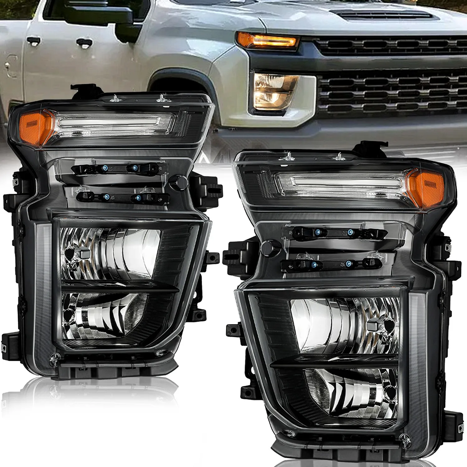 Left+Right Headlights For 2020 2021 2022 2023 Chevy Silverado 3500 2500 Halogen
Left+Right Headlights For 2020 2021 2022 2023 Chevy Silverado 3500 2500 Halogen