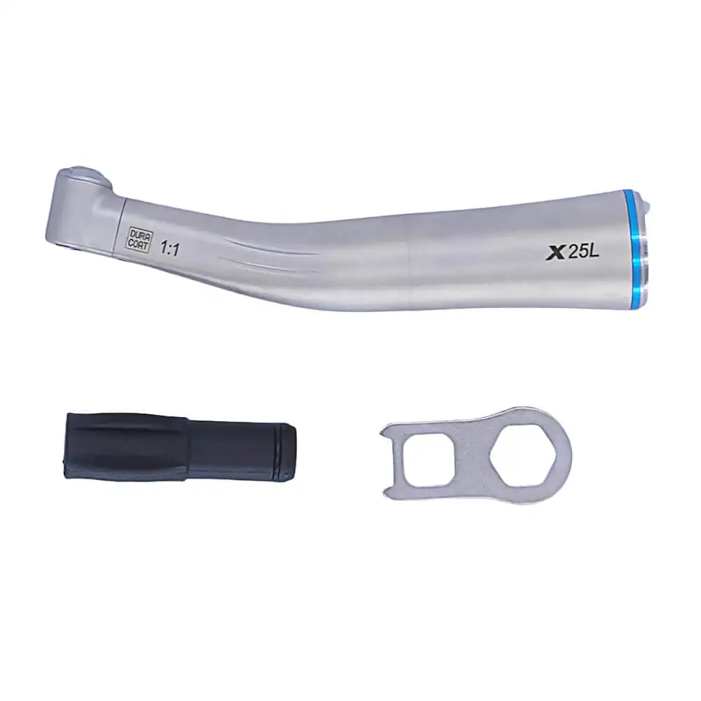 Dental Ti-Max X25L 1:1 Fiber Optic Contra Angle Handpiece Original Dentistry Low Speed Dentist Equipment Direct Drive Fit NSK
Dental Ti-Max X25L 1:1 Fiber Optic Contra Angle Handpiece Original Dentistry Low Speed Dentist Equipment Direct Drive Fit NSK