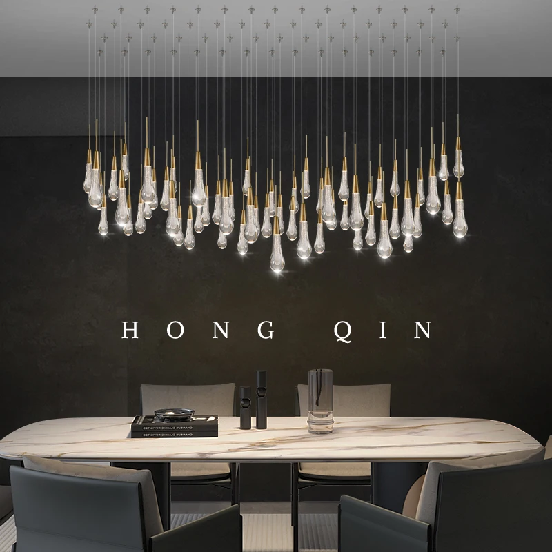 Raindrop Chandelier High Ceiling Decorative Pendant Light Living Room Kitchen Island Hanging Lights Restaurant Lighting Custom
Raindrop Chandelier High Ceiling Decorative Pendant Light Living Room Kitchen Island Hanging Lights Restaurant Lighting Custom