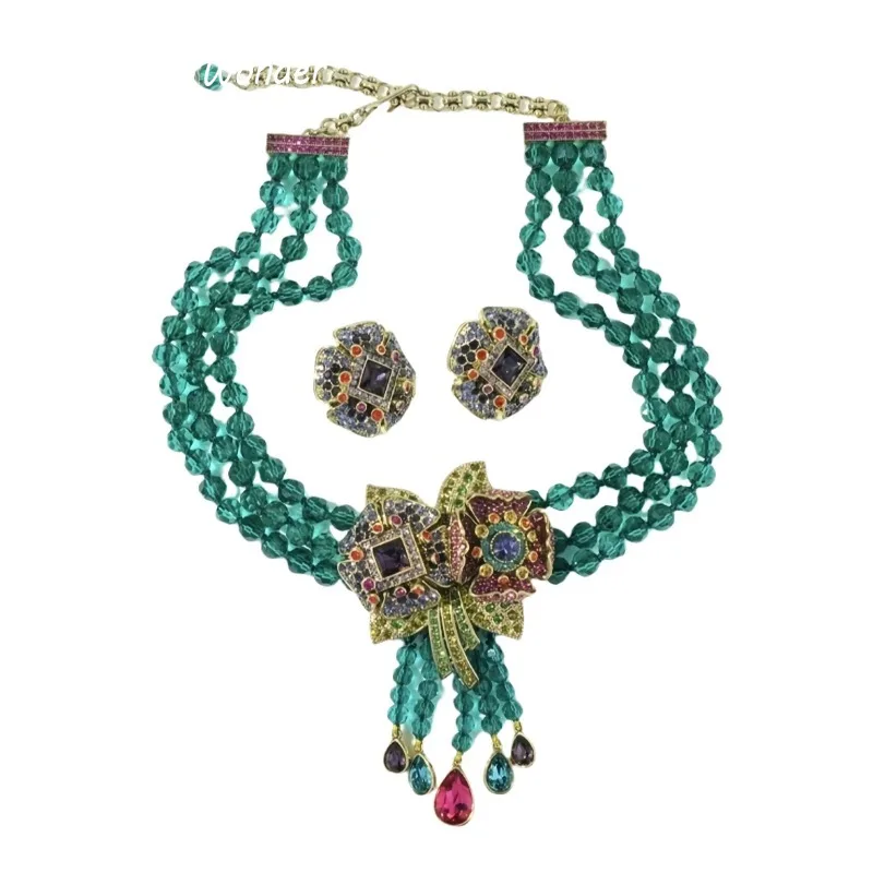 Timeless Wonder Fancy Crystal Floral Statement Necklace N Button Earrings for Women Designer Jewelry Sets Runway Rare Top 7524
Timeless Wonder Fancy Crystal Floral Statement Necklace N Button Earrings for Women Designer Jewelry Sets Runway Rare Top 7524
