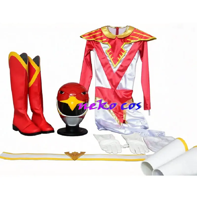 nekocos Choujin Sentai Jetman Red Hawk fullset includ bodysuit gloves inner hood gloves belt mask armcover shoes Cosplay costume
nekocos Choujin Sentai Jetman Red Hawk fullset includ bodysuit gloves inner hood gloves belt mask armcover shoes Cosplay costume