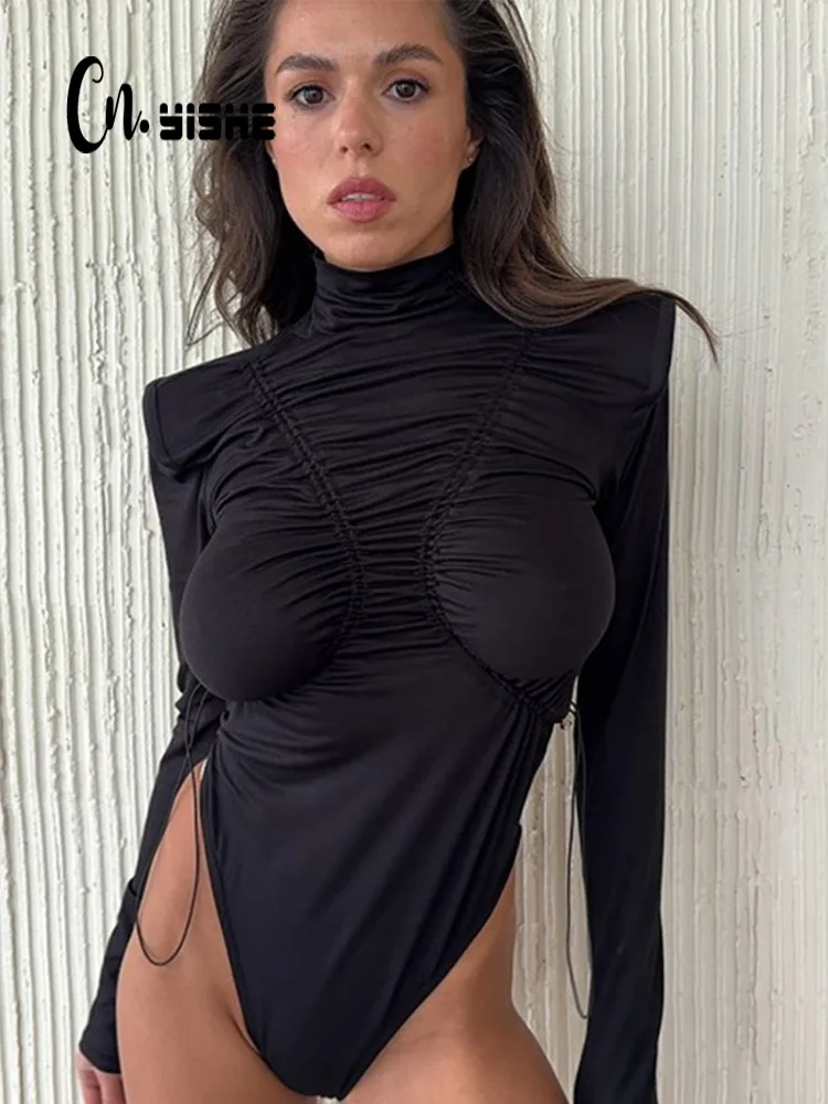 CNYISHE однотонные женские боди с высоким воротником и длинными рукавами на шнуровке с открытой спиной, сексуальные клубные модные шикарные вечерние женские топы для девочек
CNYISHE однотонные женские боди с высоким воротником и длинными рукавами на шнуровке с открытой спиной, сексуальные клубные модные шикарные вечерние женские топы для девочек