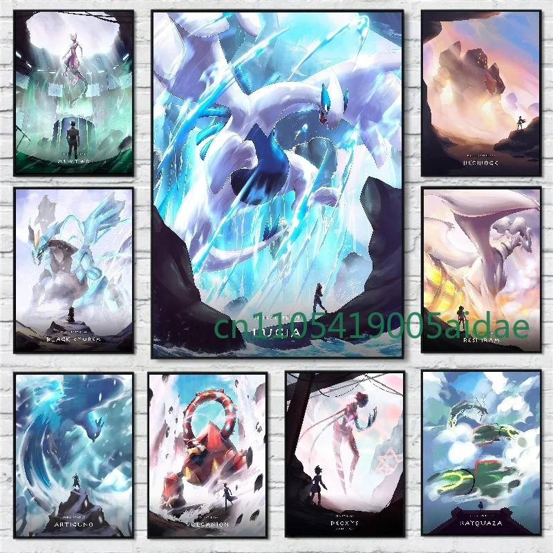 Pokemon Anime Art Canvas Decorative Paintings Chien - Pao White Kyurem High Quality Full of Colors for Unique Home Style Exhibit 
Pokemon Anime Art Canvas Decorative Paintings Chien - Pao White Kyurem High Quality Full of Colors for Unique Home Style Exhibit