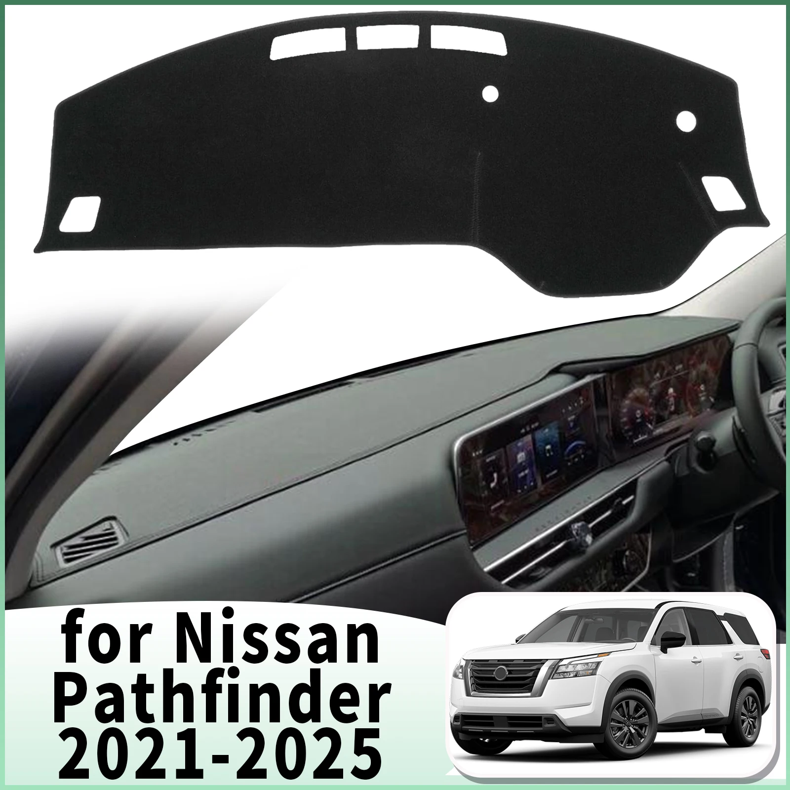 for Nissan Pathfinder R53 SL 2025-2021 Car Dashmat Dashboard Cover Pad Accessories DashMat Sunshade Protective Carpet Leather
for Nissan Pathfinder R53 SL 2025-2021 Car Dashmat Dashboard Cover Pad Accessories DashMat Sunshade Protective Carpet Leather