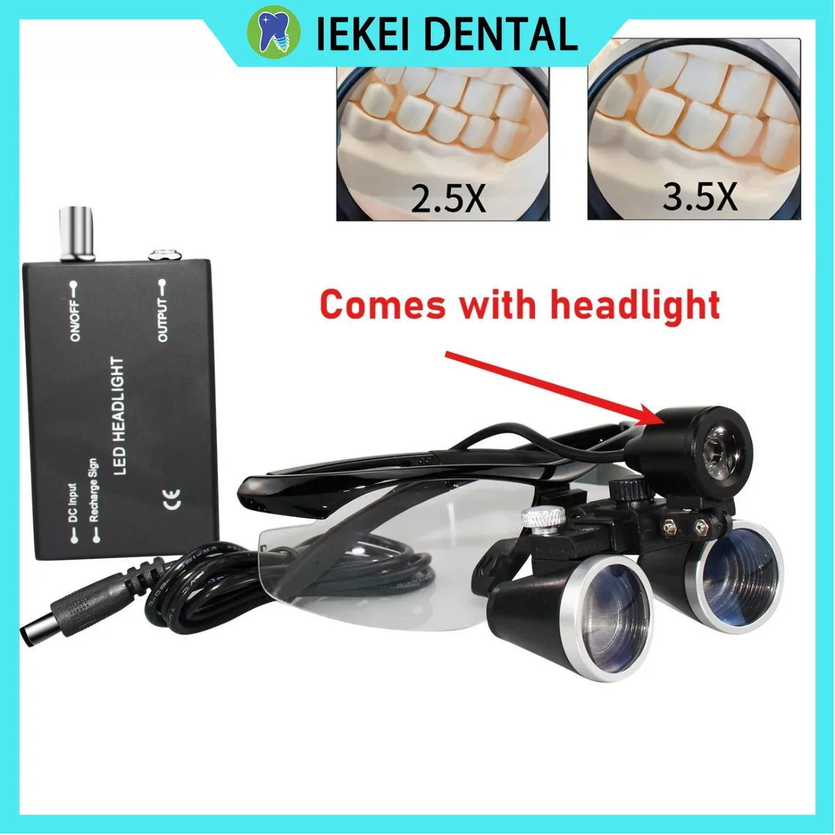 Lupa Binocular De Odontologia 2,5X 3,5X Lupas Opticas Ultraligeras Lupa De 320-420mm Para Cirugía Dental
Lupa Binocular De Odontologia 2,5X 3,5X Lupas Opticas Ultraligeras Lupa De 320-420mm Para Cirugía Dental