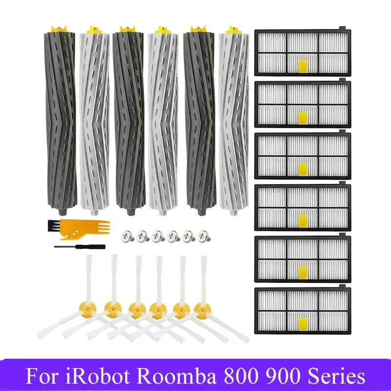 Детали для пылесоса iRobot Roomba, Фильтры HEPA, основная и боковая щетки для iRobot Roomba 800, 900, 805, 864, 871, 891, 960, 961, 964, 980, аксессуары
Детали для пылесоса iRobot Roomba, Фильтры HEPA, основная и боковая щетки для iRobot Roomba 800, 900, 805, 864, 871, 891, 960, 961, 964, 980, аксессуары