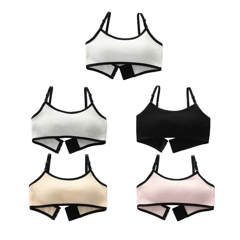 3pcs Sports Bra Girls' Sling Vest Cotton Elastic Sports Training Bra Without Underwire Soft Skin-friendly Student Bras
3pcs Sports Bra Girls' Sling Vest Cotton Elastic Sports Training Bra Without Underwire Soft Skin-friendly Student Bras