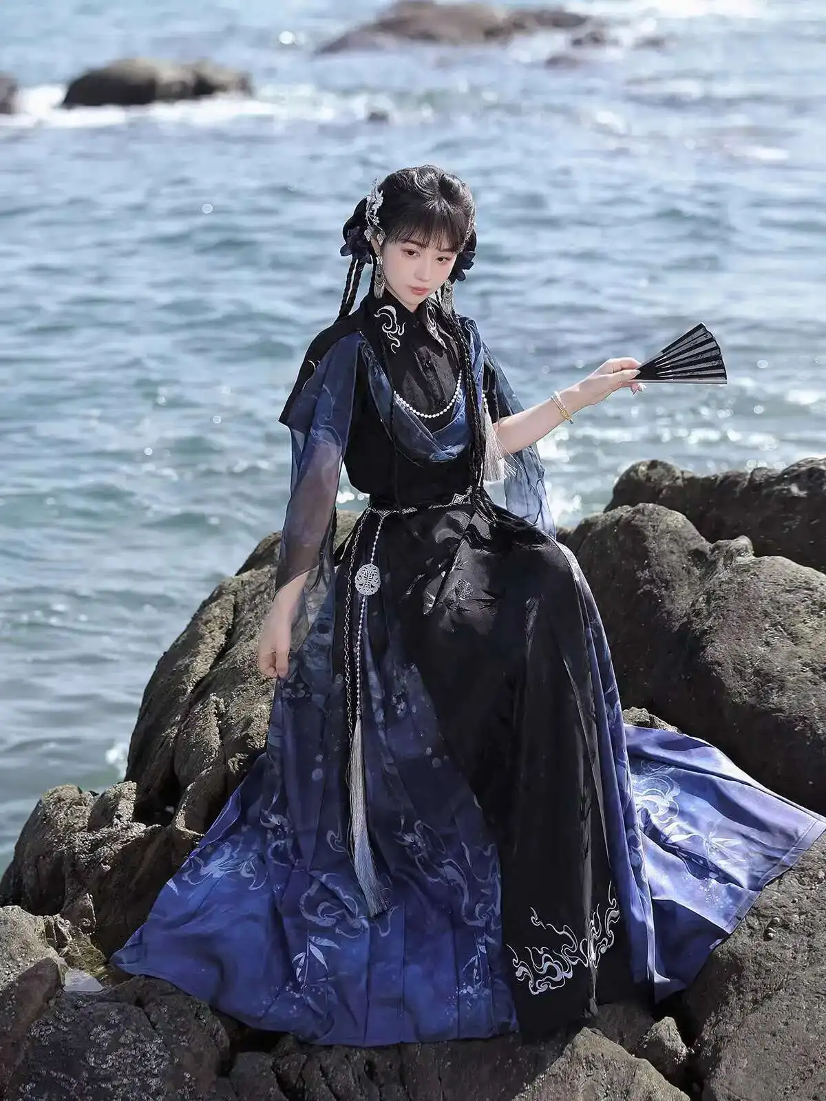 New Chinese Style Fiesta Carnival Halloween Cos Cosplay Guofeng Han Elements Tops Horse-face Skirt Dark Improve Hanfu Wuxia
New Chinese Style Fiesta Carnival Halloween Cos Cosplay Guofeng Han Elements Tops Horse-face Skirt Dark Improve Hanfu Wuxia