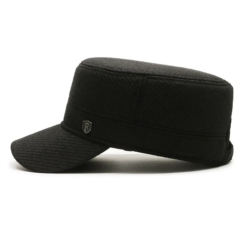 middle-aged and elderly woolen flat-top hat Outdoor cold-proof thickened ear protection warm Cross-border flat-top cotton hat
middle-aged and elderly woolen flat-top hat Outdoor cold-proof thickened ear protection warm Cross-border flat-top cotton hat
