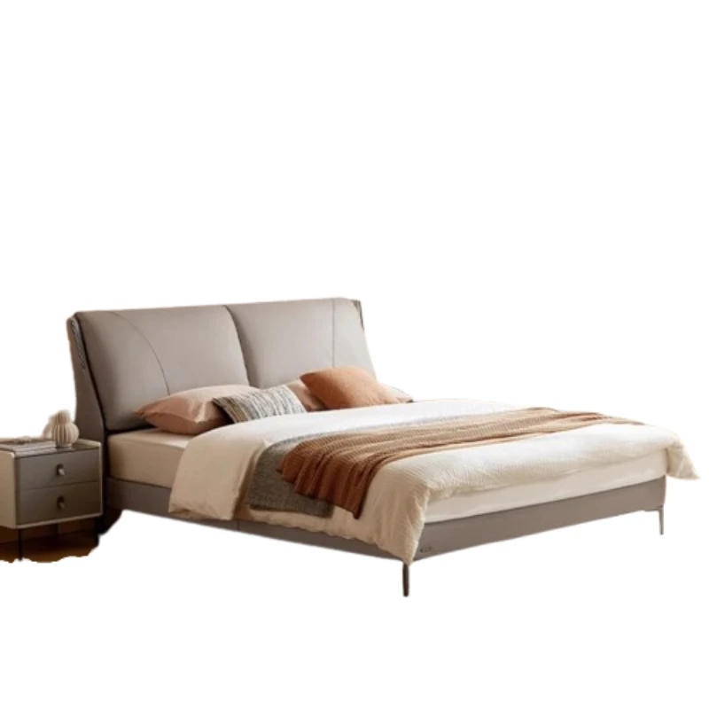 Bed Modern Simple Headboards Frame Sleeping Unique Salon Bed Designer Princess Trendy Beliche Home Furniture
Bed Modern Simple Headboards Frame Sleeping Unique Salon Bed Designer Princess Trendy Beliche Home Furniture