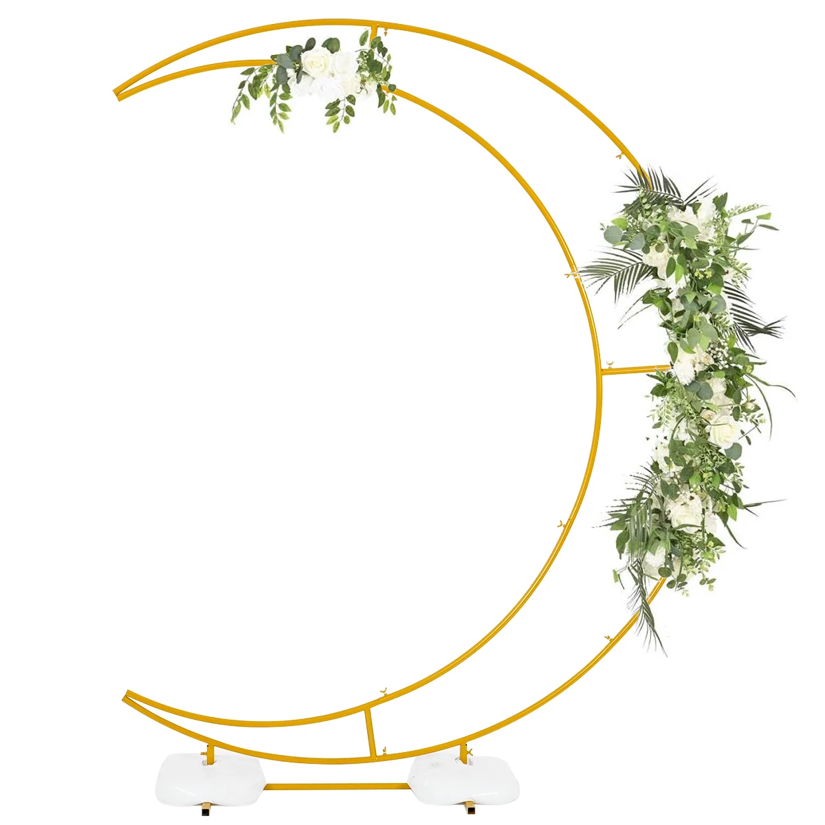 6.9ft Gold Metal Balloon Arch Stand Curved Wedding Moon Arch Backdrop Frame for Party Ceremony Birthday Photo Booth Decoration
6.9ft Gold Metal Balloon Arch Stand Curved Wedding Moon Arch Backdrop Frame for Party Ceremony Birthday Photo Booth Decoration