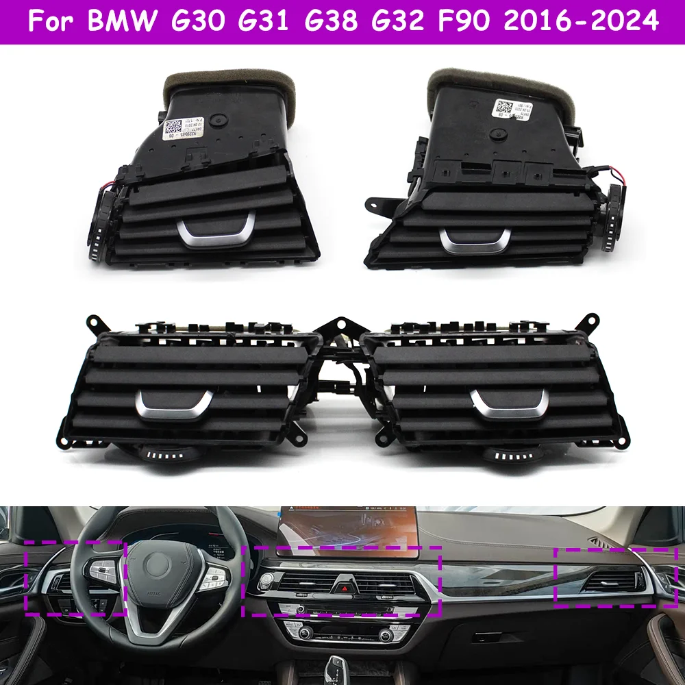 95% NEW G30 G31 G38 G32 F90 Car Interior Front Rear Console Air Vent AC Vent Grille Outlet Assembly For BMW 5 Series 6 GT M5
95% NEW G30 G31 G38 G32 F90 Car Interior Front Rear Console Air Vent AC Vent Grille Outlet Assembly For BMW 5 Series 6 GT M5