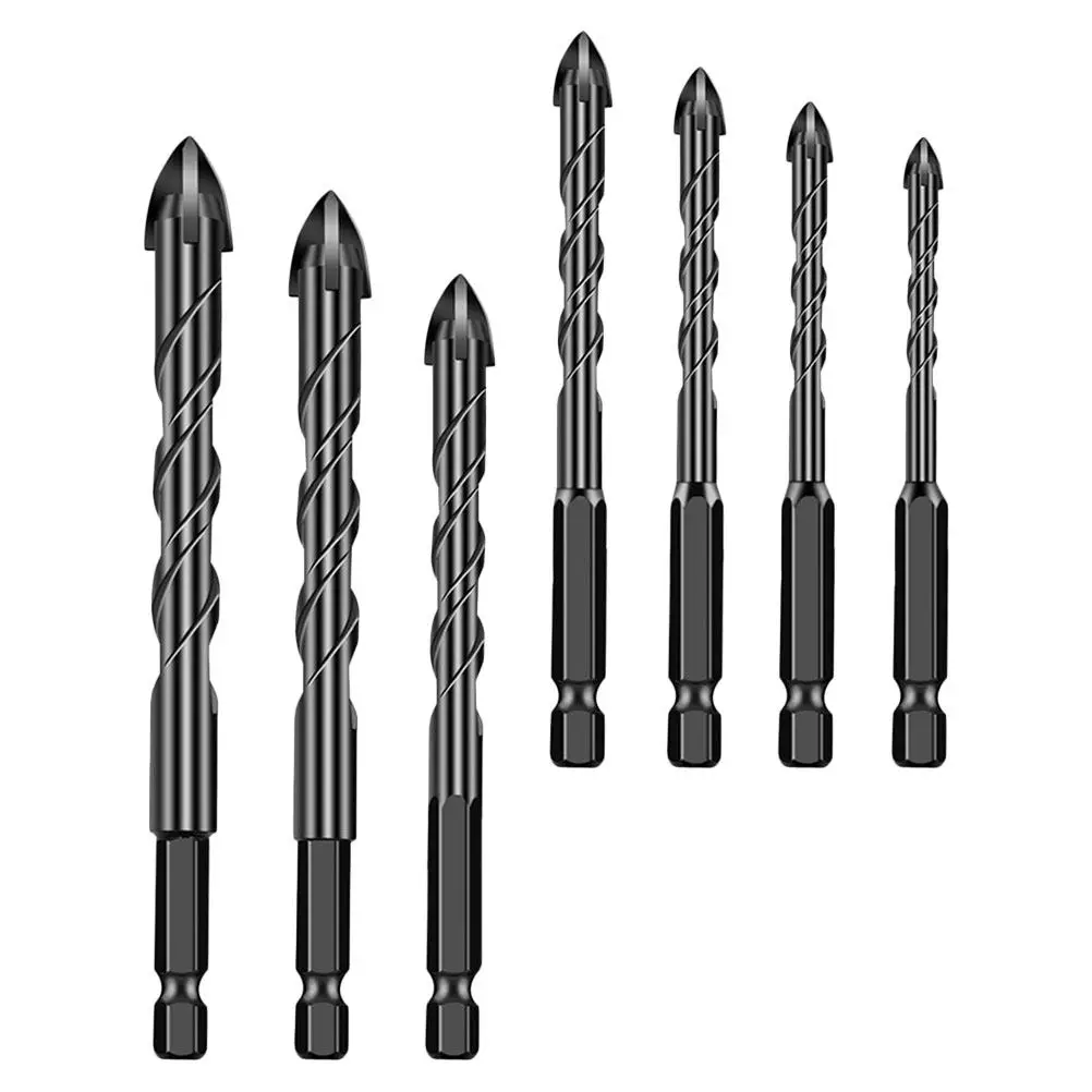 7Pcs Hard Alloy 4-Blade Drill Bit Set Spiral Design Tile Glass Ceramic Hole Opener Glass Drill Bit Hole Opener
7Pcs Hard Alloy 4-Blade Drill Bit Set Spiral Design Tile Glass Ceramic Hole Opener Glass Drill Bit Hole Opener