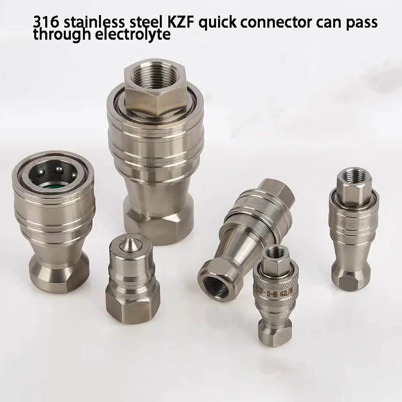 Kzf316 Stainless Steel Hydraulic Quick Connector, Resistant To High Temperature, Corrosion, And Rust
Kzf316 Stainless Steel Hydraulic Quick Connector, Resistant To High Temperature, Corrosion, And Rust