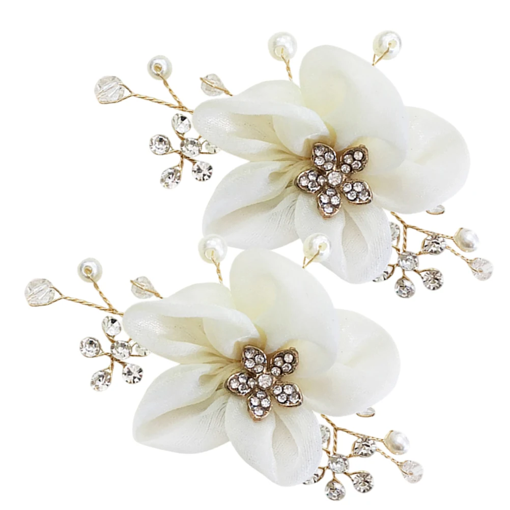 1 Pair Wedding Flower Shoe Buckle Bride Rhinestone Pearl Clip Decorative Shoe Accessories For Bags Hats Sandals Boots Pumps
1 Pair Wedding Flower Shoe Buckle Bride Rhinestone Pearl Clip Decorative Shoe Accessories For Bags Hats Sandals Boots Pumps