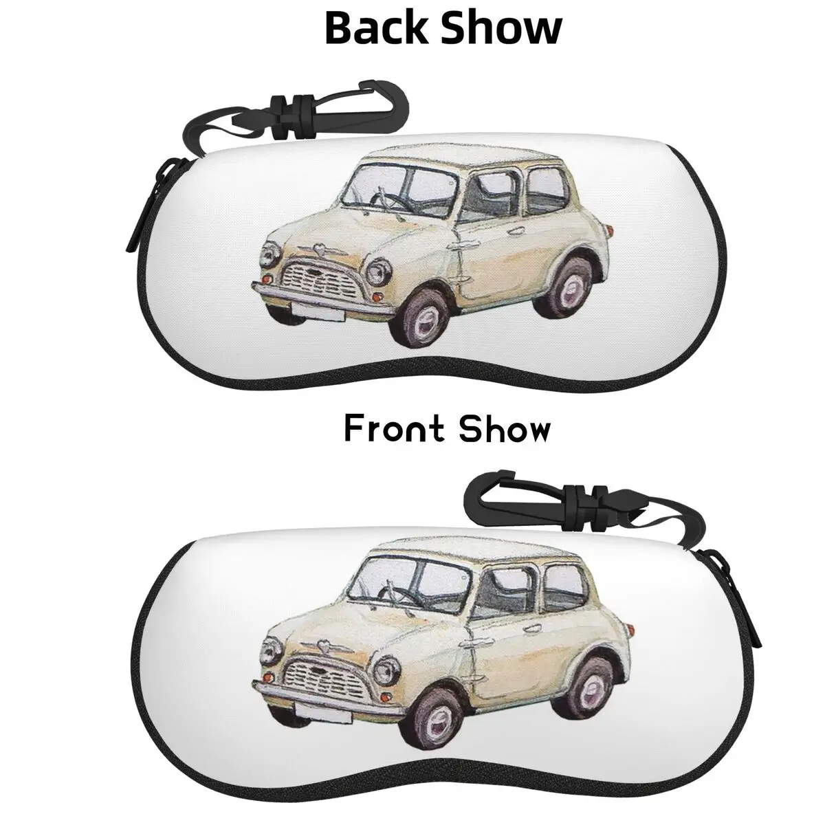 Classic White Mini Cooper In Watercolor Style Shell Glasses Case Protective Sunglasses Box Women Men Soft Eyeglasses Bag Pouch
Classic White Mini Cooper In Watercolor Style Shell Glasses Case Protective Sunglasses Box Women Men Soft Eyeglasses Bag Pouch