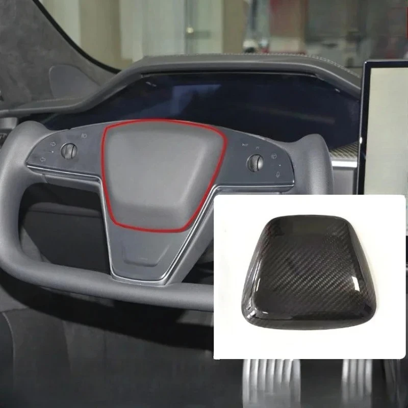 For Tesla Model S Real Dry Carbon Fiber Steering Wheel Button Cover Decoration Interior Decoration Modification 2023 Accessories
For Tesla Model S Real Dry Carbon Fiber Steering Wheel Button Cover Decoration Interior Decoration Modification 2023 Accessories
