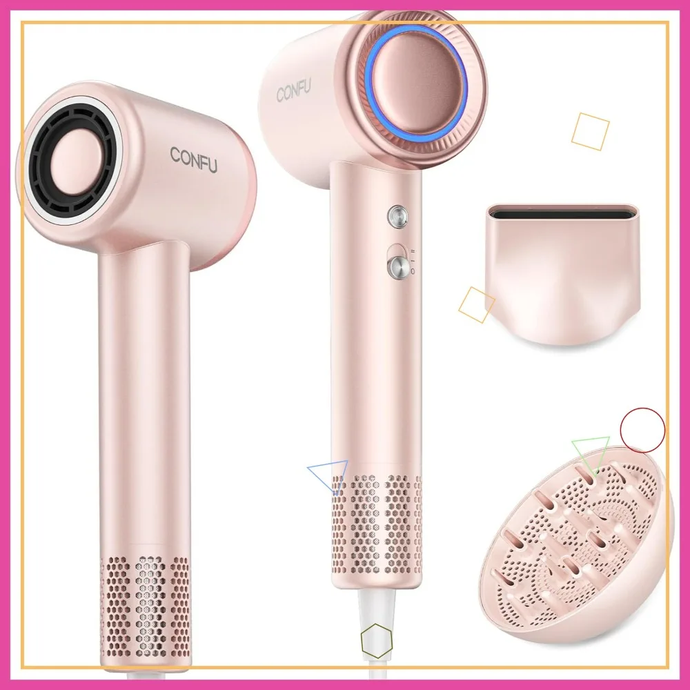 High Speed Ionic Hair Dryer with Diffuser for Curly Hair, Fast Drying for Home & Travel
High Speed Ionic Hair Dryer with Diffuser for Curly Hair, Fast Drying for Home & Travel