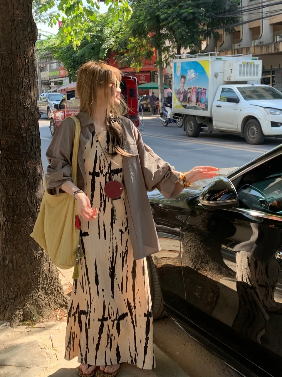 plus Size Retro Print Maxi Dress Long Sleeve Women's Summer UV Protection Shirt Vest Strapless Gown Commute Style High Waist ...
plus Size Retro Print Maxi Dress Long Sleeve Women's Summer UV Protection Shirt Vest Strapless Gown Commute Style High Waist ...