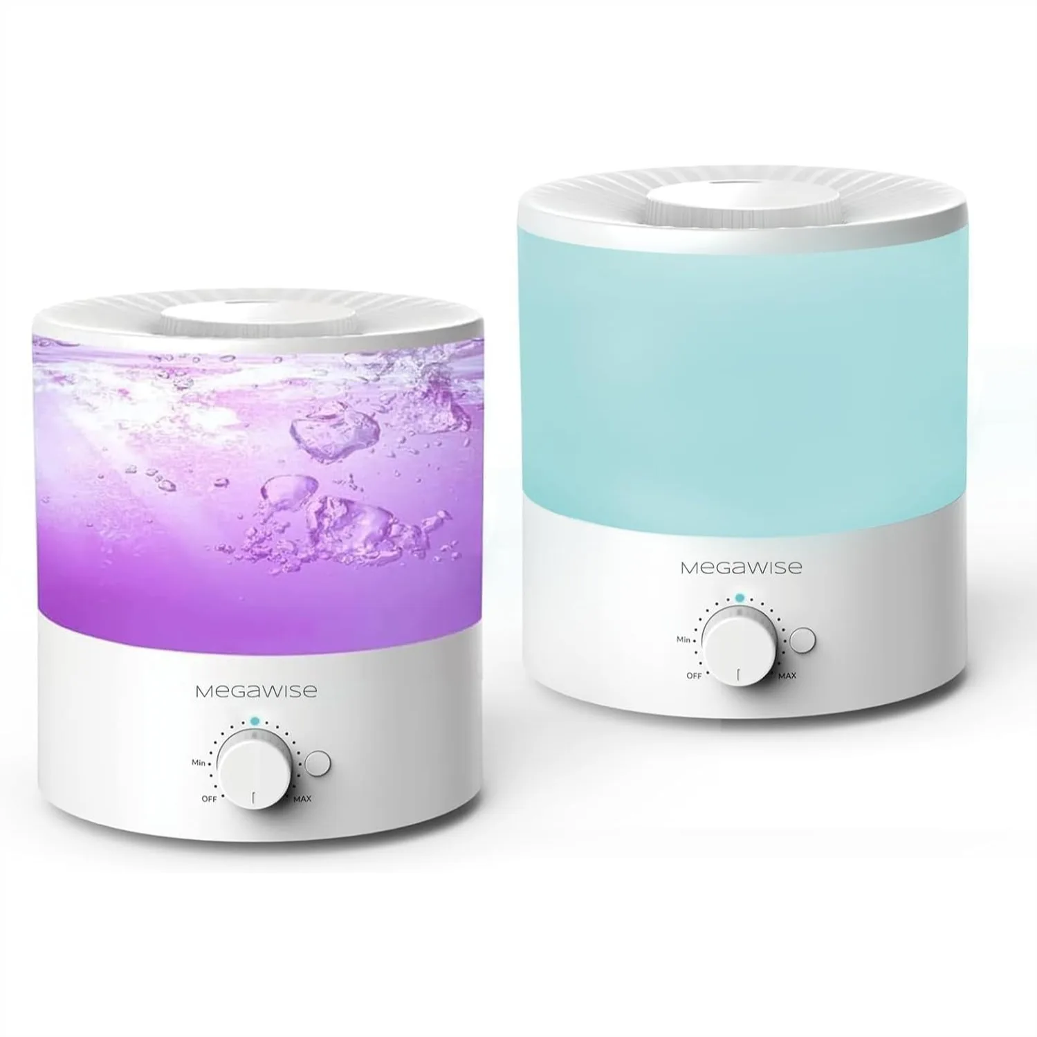 Cool Mist Humidifiers for Baby Bedroom, Ultrasonic Vaporizer with 1.5L Top-Refill, Auto Shut Off, 7-Color Light
Cool Mist Humidifiers for Baby Bedroom, Ultrasonic Vaporizer with 1.5L Top-Refill, Auto Shut Off, 7-Color Light
