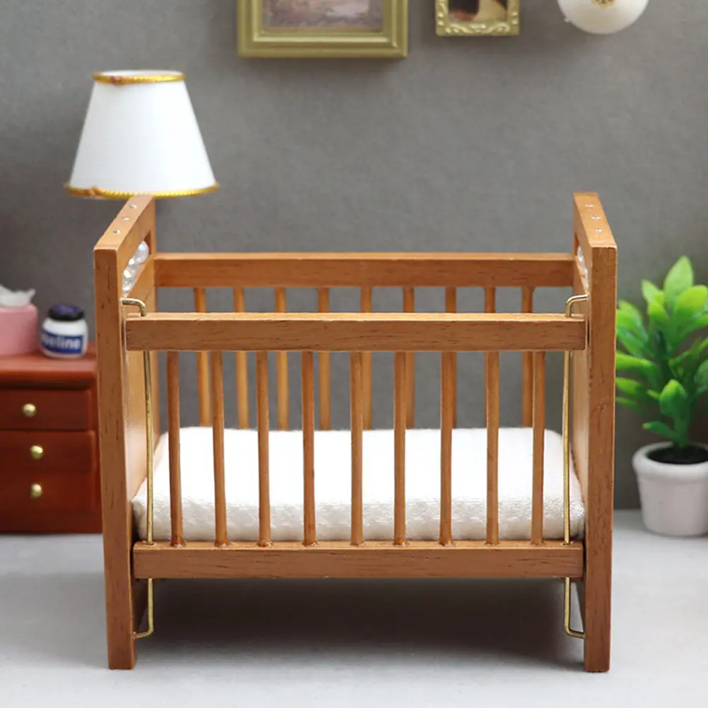 Mini House Crib Ornament Premium Quality Miniature Bed Decorative Crib for Small Furniture DIY Home Scene Micro Landscape
Mini House Crib Ornament Premium Quality Miniature Bed Decorative Crib for Small Furniture DIY Home Scene Micro Landscape
